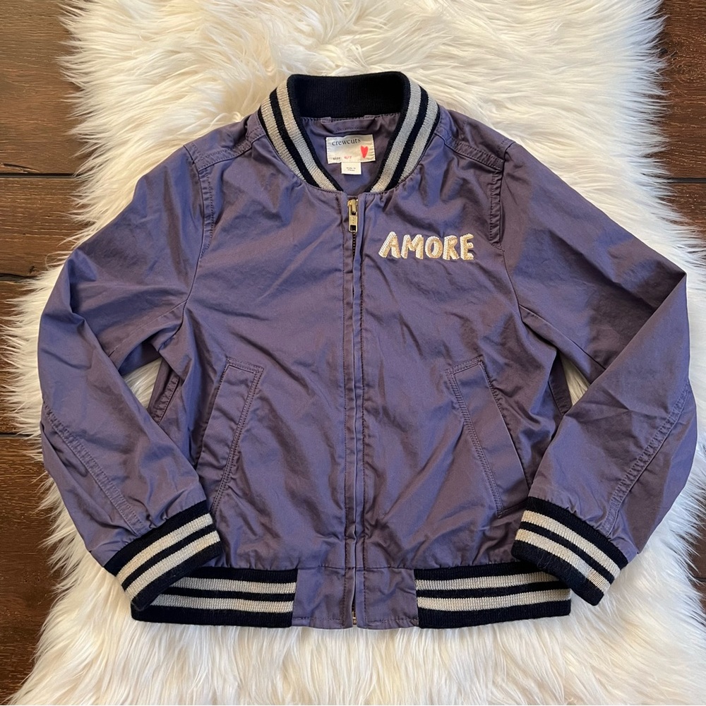 Like New Crewcuts Varsity Bomber Jacket